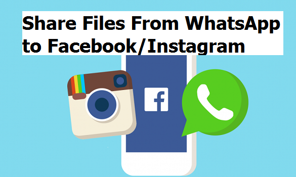 Share A File From WhatsApp To Facebook