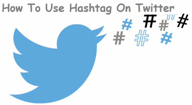 use hashtag on twitter