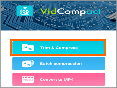 Android Video Converter Trim and Compress