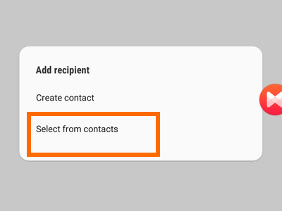 Android Settings Advanced Features Send SOS Messages Select from Contacts