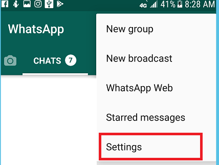Hide About You On WhatsApp