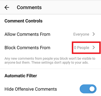  Block Someone From Commenting On Instagram