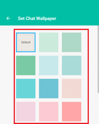 How to Change Chat Wallpaper on WhatsApp web