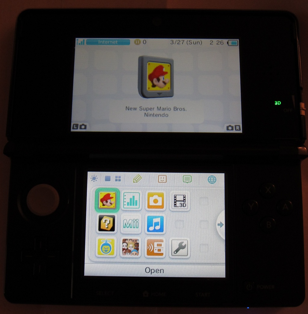 Nintendo 3DS Play DS Games
