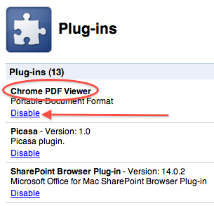 Plugins Chrome Pdf Viewer Disable