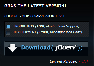 Download Jquery latest release