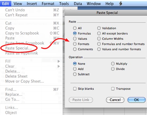 excel repeat formatting