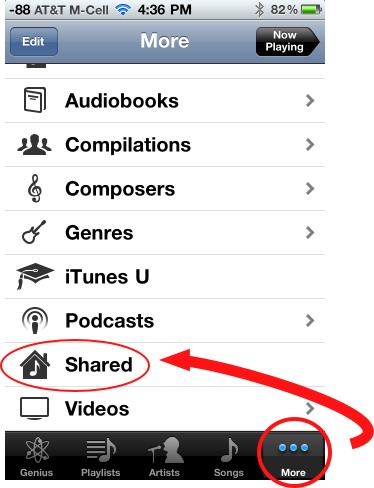 view shared libraries on iOS device