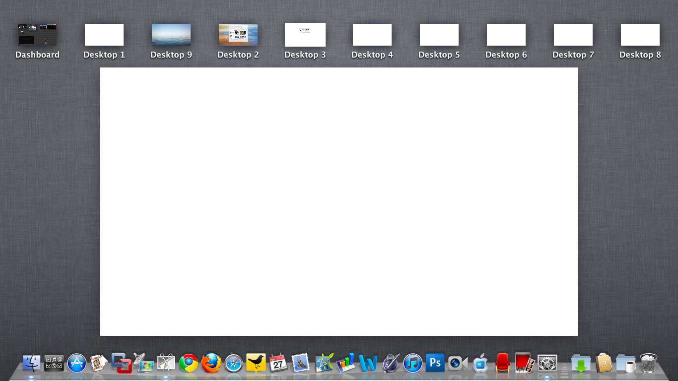 OS X Lion: Fix Blank Wallpaper in Spaces