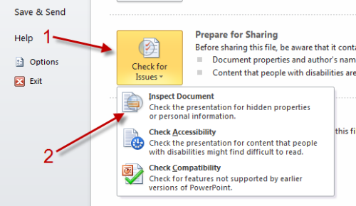 Powerpoint 2010: Remove all notes from slides at once