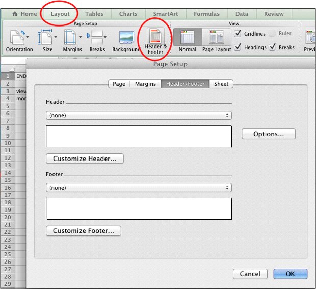 Excel How To Add Headers And Footers To Your Worksheets Excel How To Add Headers And Footers To Your Worksheets