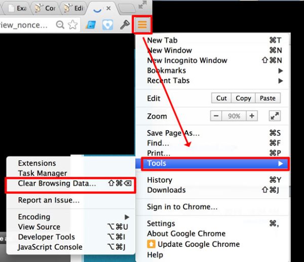 Google Chrome Clear History and Delete Your Browsing Data
