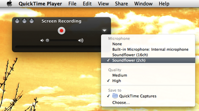 Soundflower Preference Screen