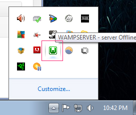 wamp server icon
