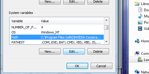 Windows 7 System Path Variable