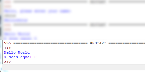 Python Shell Restart