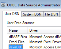 ODBC data source adminsitrator