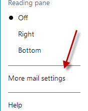 Outlook Settings