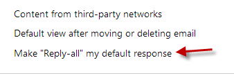 Make "Reply-all" my default response