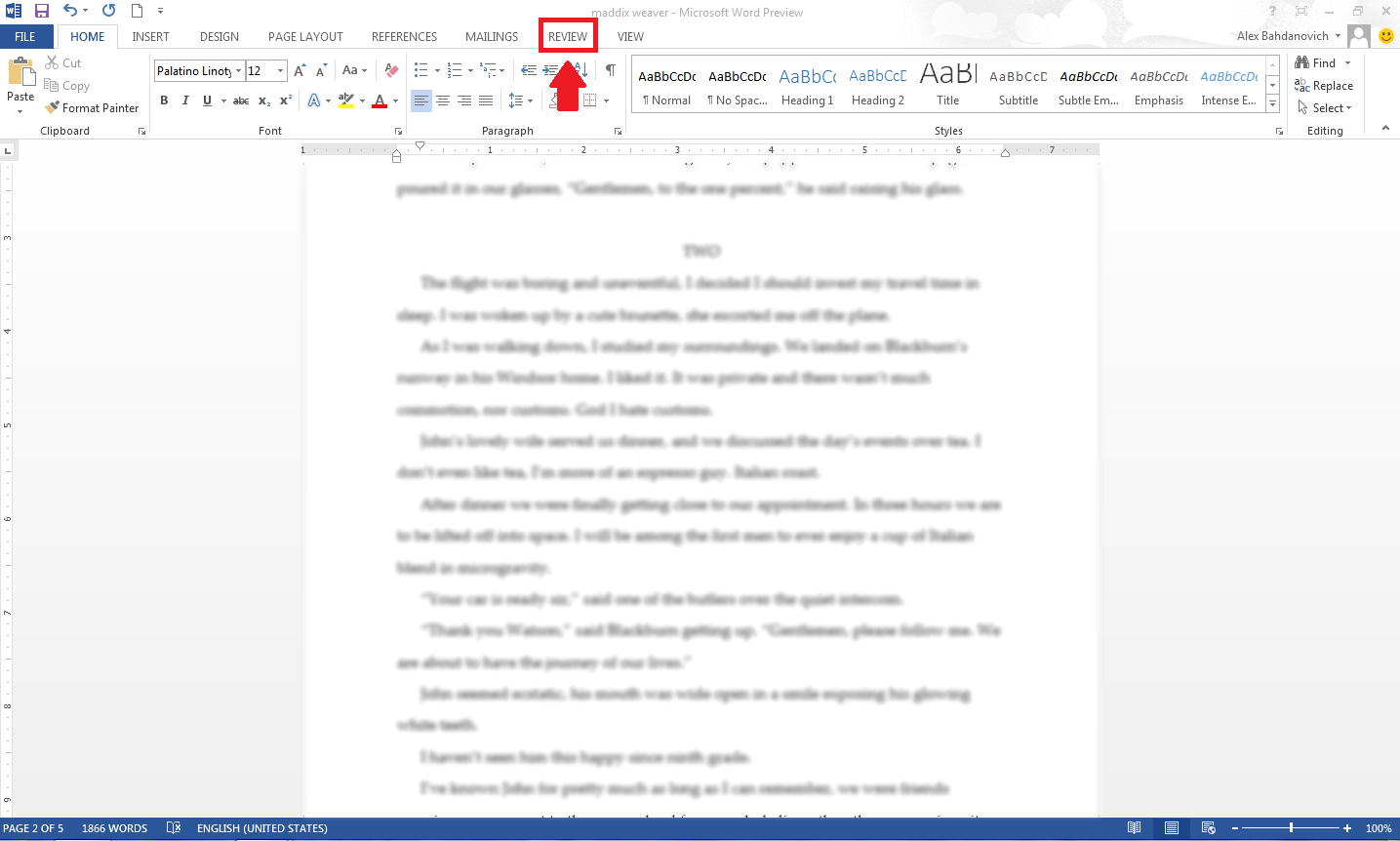 how to set ms word for mac to anonymous comments