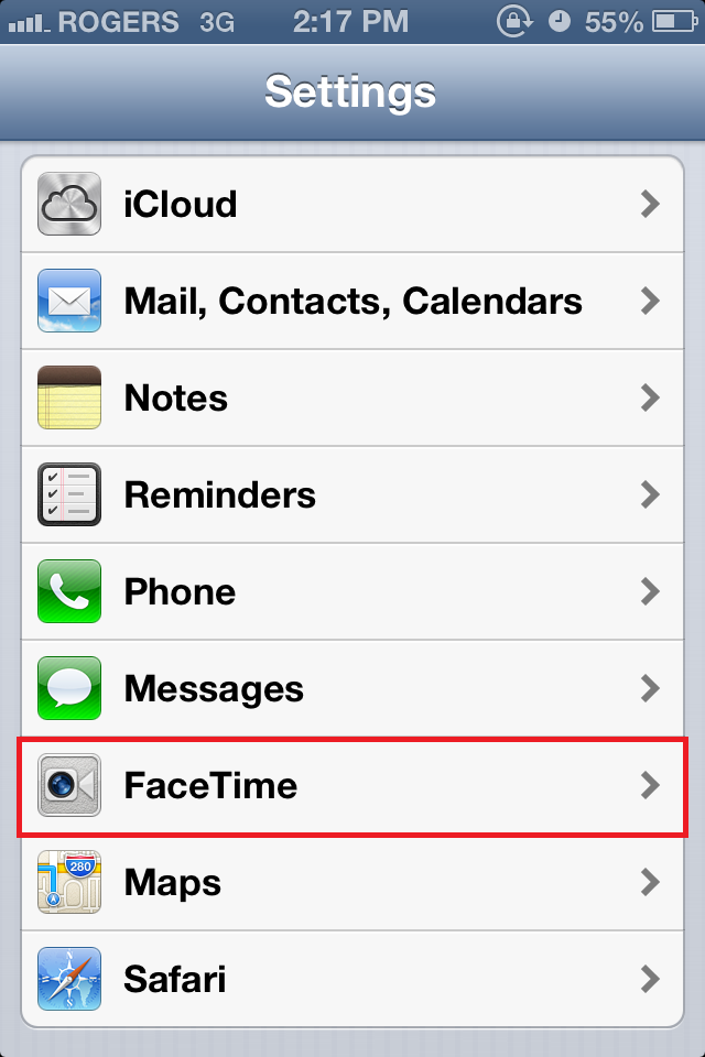 iOS Add a Secondary Email Address to FaceTime
