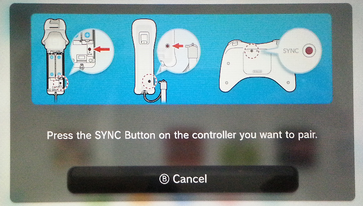 how to reset wii remote sync