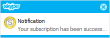 cancel subscription notification