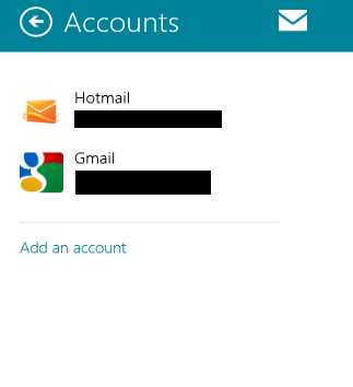 windows 8 hotmail gmail