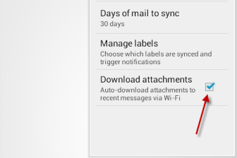 disable automatically download attachment