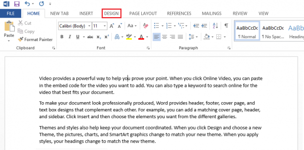 how to fix spacing in word on the side
