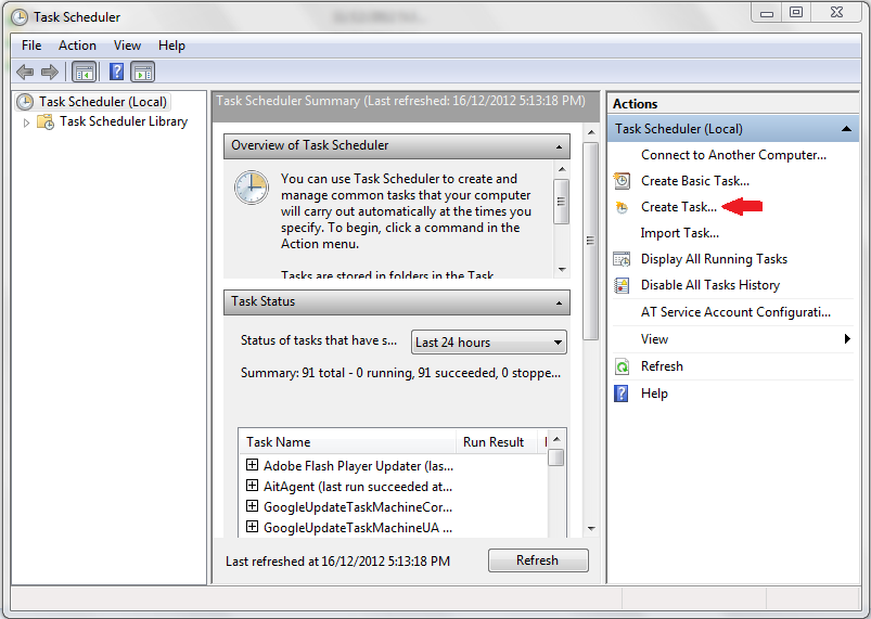 Windows Schedule a Repeating Alarm