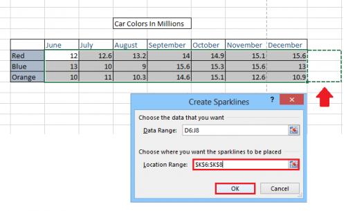create sparklines in excel 2013 create sparklines in excel 2013