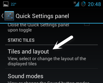 edit tiles and layout android quick settings panel