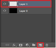 create a new layer above the stars