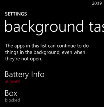 windows phone 8 background tasks