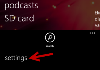 windows phone 8 store settings