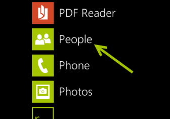 windows phone 8 people app