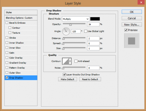 Apply layer stales with the same values I have entered here