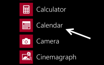 windows phone 8 calendar