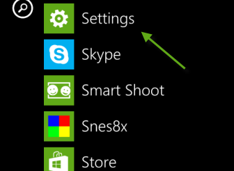 windows phone 8 settings