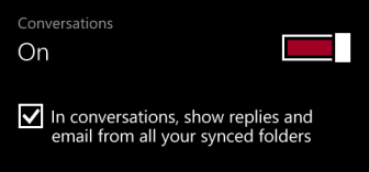 windows phone 8 email conversation view