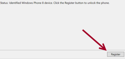 register windows phone 8 device