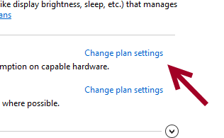 change windows 8 power plan settings