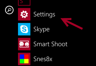 windows phone 8 settings