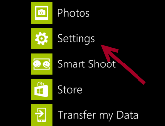 windows phone 8 settings