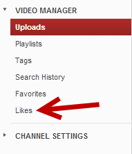 youtube liked videos
