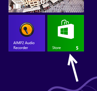 open windows 8 store