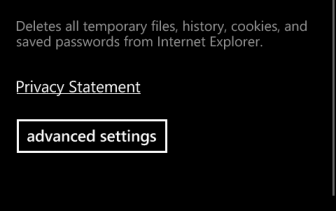 internet explorer advanced settings