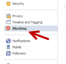 facebook blocking