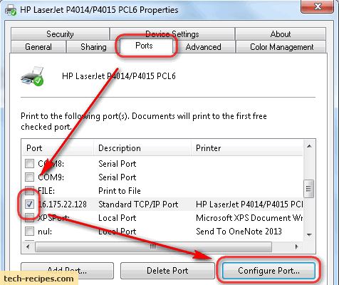 how to know my printers ip address